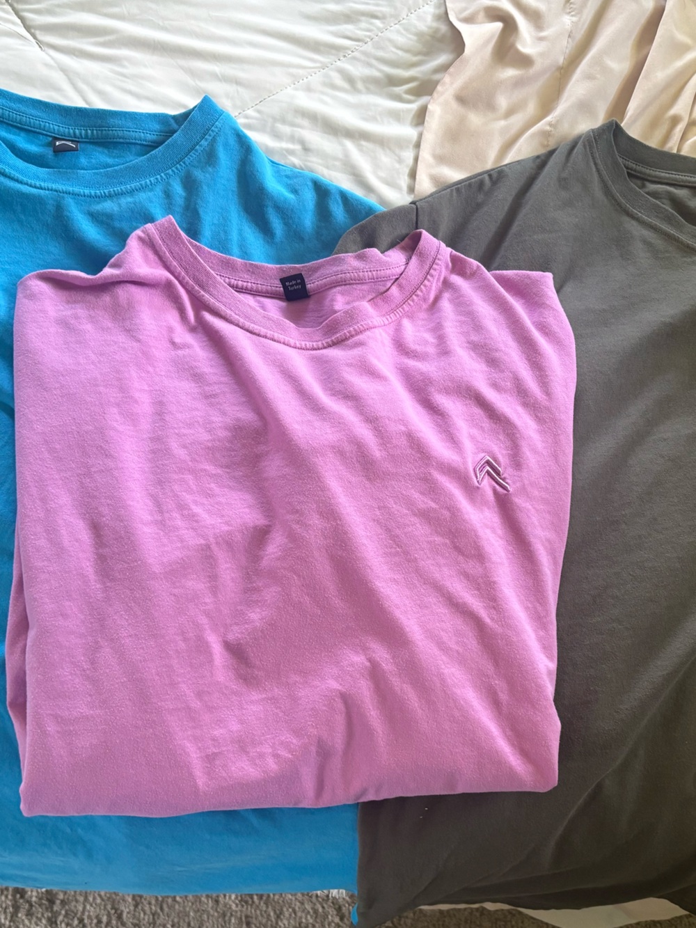 Oner Active set of 3 Cotton Loose T Shirts Sz Medium & Large